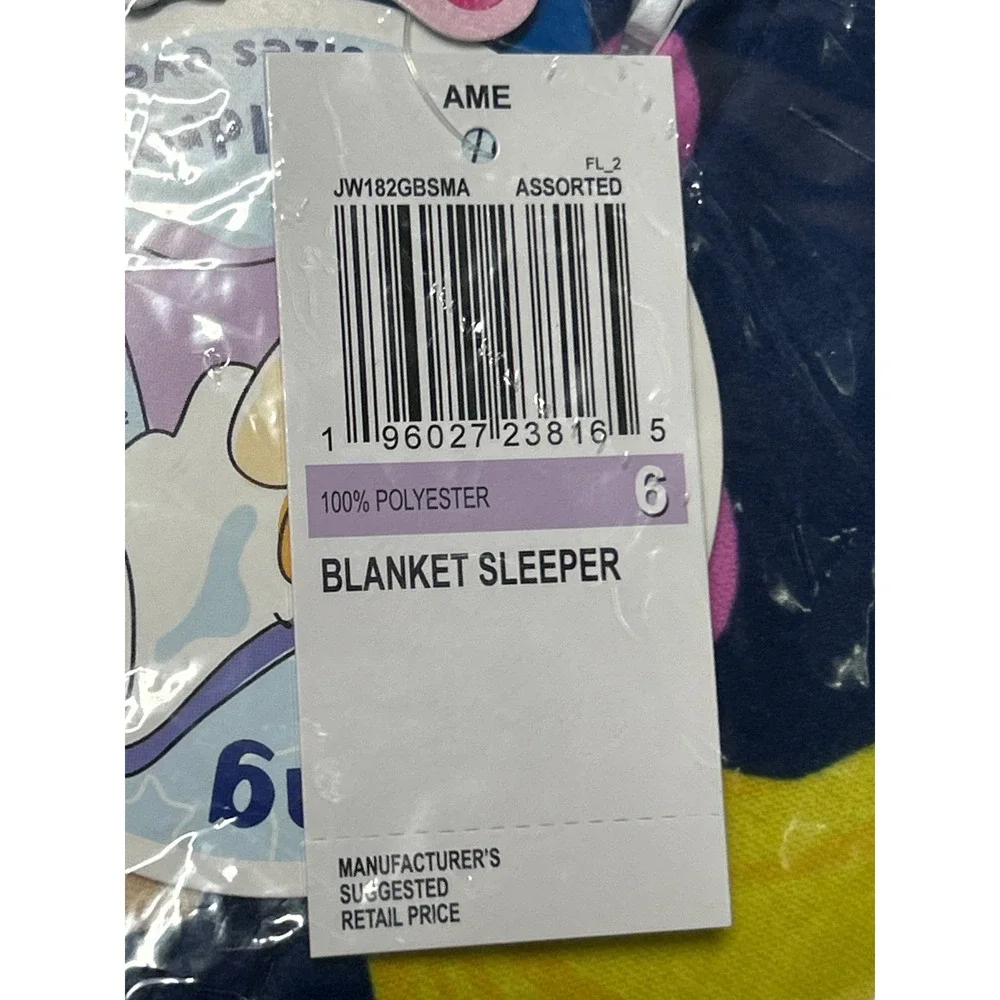 Jojo Siwa Little Girls Siwa Hooded Blanket Sleeper - Size‎ 6